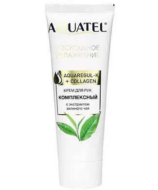 AQUATEL крем для рук с экстрактом зеленого чая 75 мл