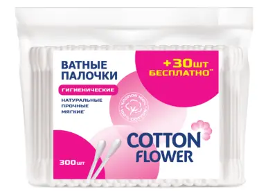 Cotton Flower ватные палочки 300 шт 