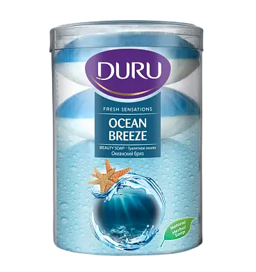 Duru fresh sensations туалетное мыло океанский бриз 4*100 гр