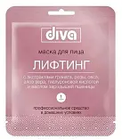 DIVA маска для лица на тканевой основе лифтинг