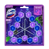 Доместос блок для очищения унитаза кристаллы чистоты ягодное сияние трио 3*50 гр