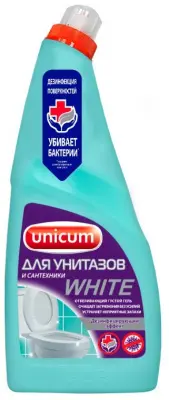 Unicum гель для чистки унитазов с гипохлоритом 750 мл 