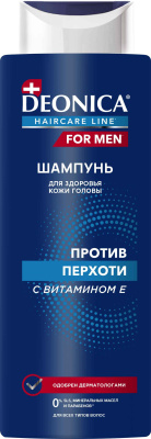 Deonica for men шампунь против перхоти 380 мл 
