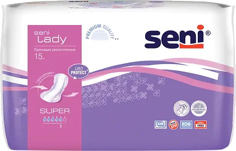 Прокладки урологические BELLA SENI LADY Super 15шт