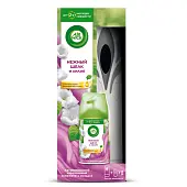 Air Wick автоматический распылитель освежителя воздуха с освежителем воздуха в сменном аэрозольном баллоне нежный шелк и лилия 250 мл