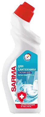 Sarma гель для сантехники дезинфекция 750 мл