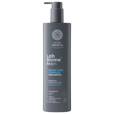 Lab super care шампунь для мужчин комплекс 7 в 1 400 мл