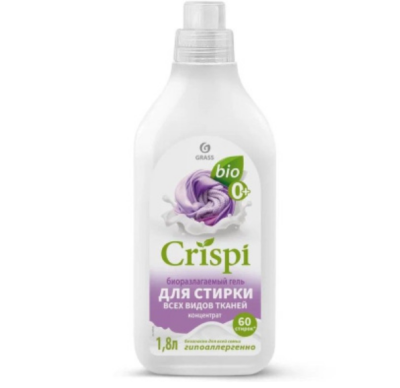 Grass гель для стирки всех видов тканей концентрат флакон 1800 мл 