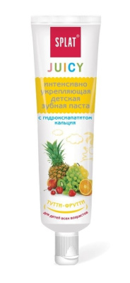 Juicy паста зубная детская Тутти-Фрутти 35мл 