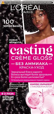L' Paris Casting краска уход для волос 100 чёрная ваниль