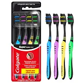 Colgate super black зубная щетка средней жесткости 3+1 бесплатно промо