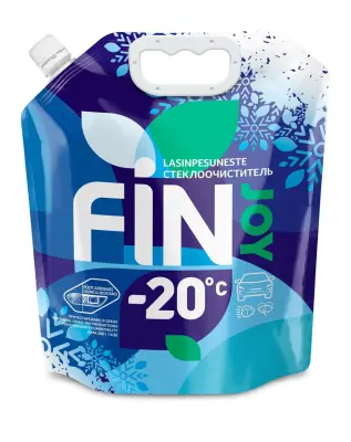 FinJoy автоочиститель стёкол cherry -20° C 4 л дой пак 