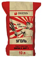 Союзгриль уголь 10 л 1.3 кг