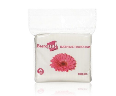 ЧИСТАЯ ВЫГОДА ватные палочки а/з 100 шт 