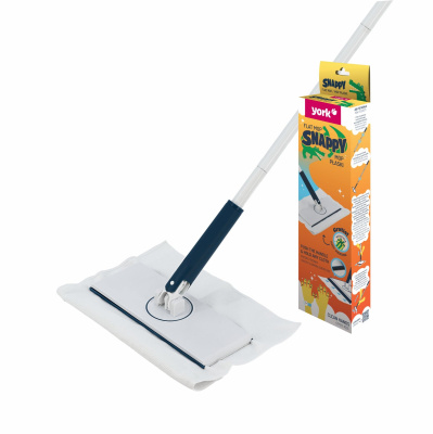 York швабра снэппи с автозахватом 1 салфетка 30*30 в комплекте 