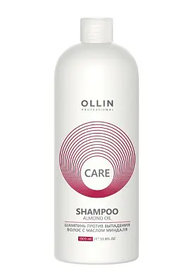 OLLIN CARE шампунь против выпадения волос с маслом миндаля 1000 мл