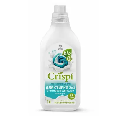 GraSS гель для стирки 2 в 1 с пятновыводителем концентрат флакон 1000 мл 