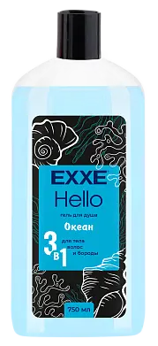 Exxe men гель для душа 3 в1 океан 750 мл