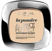 Компактная пудра LOREAL АЛЬЯНС ПЕРФЕКТ Светло-бежевый золотистый