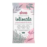 DIVA № 20 влажные салфетки для интимной гигиены для чувств кожи