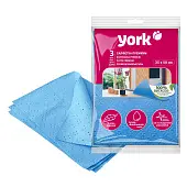 York салфетка сверхвлаговпитывающая премиум 3 шт 35х50 см