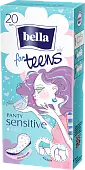 Прокладки ежедневные экстратонкие BELLA FOR TEENS Sensitive, 20шт