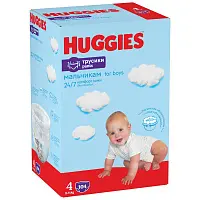 Huggies подгузники трусики для мальчиков 9-14 кг 4 размер 104 шт