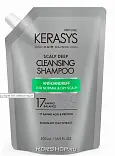 KeraSys шампунь для лечения кожи головы освежающий 500г запаска