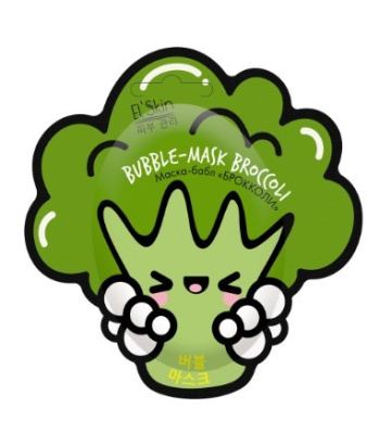 El` Skin маска бабл для лица брокколи 