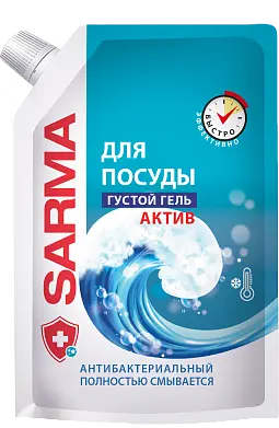 Sarma средство для посуды актив дой пак 1 л