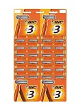 BIC 3 станки одноразовые на карте с тремя лезвиями заказ кратно 24 штукам