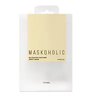 Maskoholic противоотечная тканевая маска для лица с кофеином и растительными экстрактами набор 10 шт