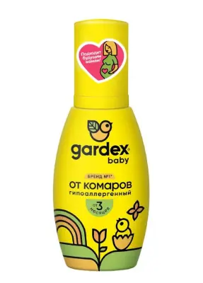 Gardex baby детский спрей от комаров от 3 х месяцев 75 мл 