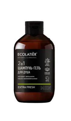 Ecolatier Мужской шампунь и гель для душа 2 в 1 Fresh, 400 мл 