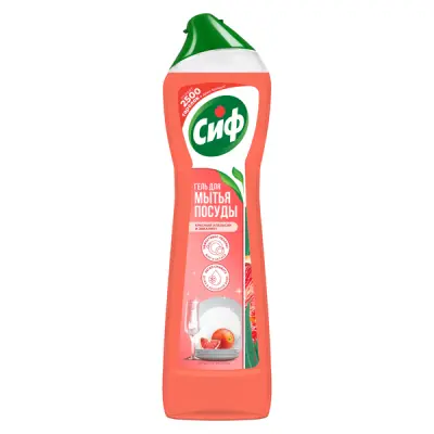 Сиф гель для мытья посуды с ароматом красного апельсина и эвкалипта 500 мл 