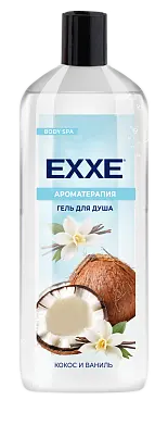 Exxe гель для душа кокос и ваниль 400 мл