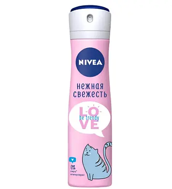 Nivea део спрей женский нежная свежесть love 150 мл