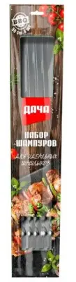 ДАЧА набор шампуров 6шт в пакете 