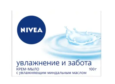 Nivea крем мыло нежное увлажнение 100 г 