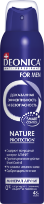 Deonica for men антиперспирант nature protection 200 мл 