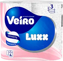 Veiro туалетная бумага 3 х слойная белая 4 шт