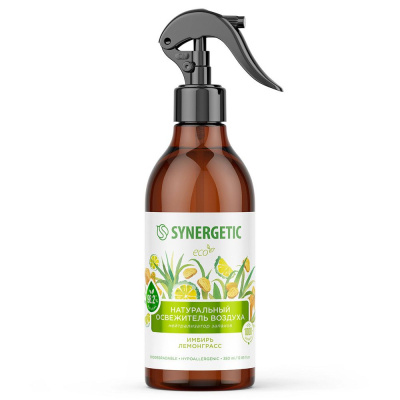 Synergetic освежитель воздуха имбирь и лемонграсс 380 мл 