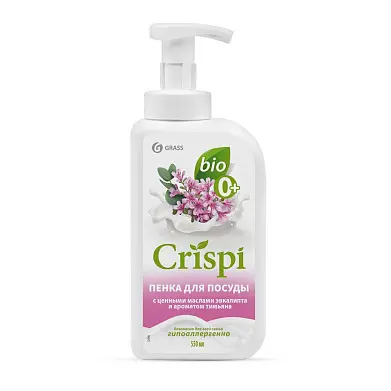 Grass Crispi пенка средство для мытья посуды с ценными маслами эвкалипта и ароматом тимьяна 550 мл