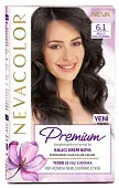 Nevacolor Е стойкая крем краска для волос 6.1 темно пепельно каштановый