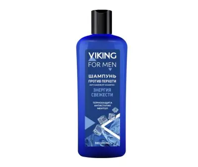 Viking шампунь для волос против перхоти энергия свежести 300 мл 