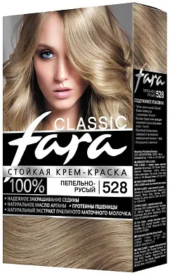 Фара краска для волос 528 Пепельно-русый