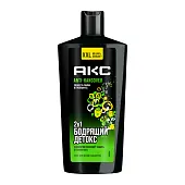 Акс гель для душа и шампунь для волос 2 в1 мужской парфюмированный перезагрузка 610 мл