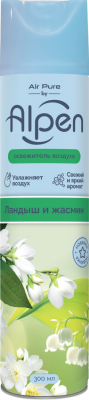 Alpen освежитель воздуха ландыш и жасмин 300 мл 