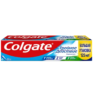 Colgate зубная паста тройное действие 125 мл