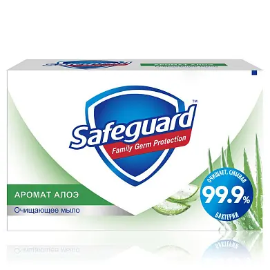 Safeguard мыло классическое аромат алоэ 100 гр new